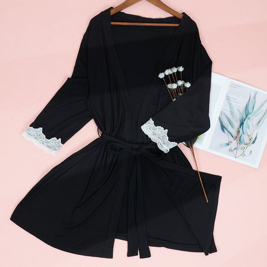 Nothing But Lace Lounge Kimono