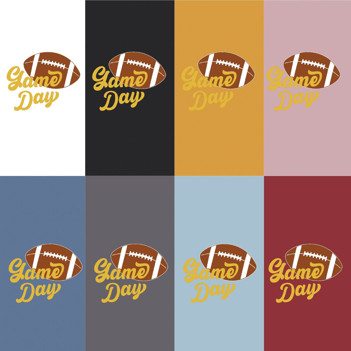 Golden Football Game Day Tee