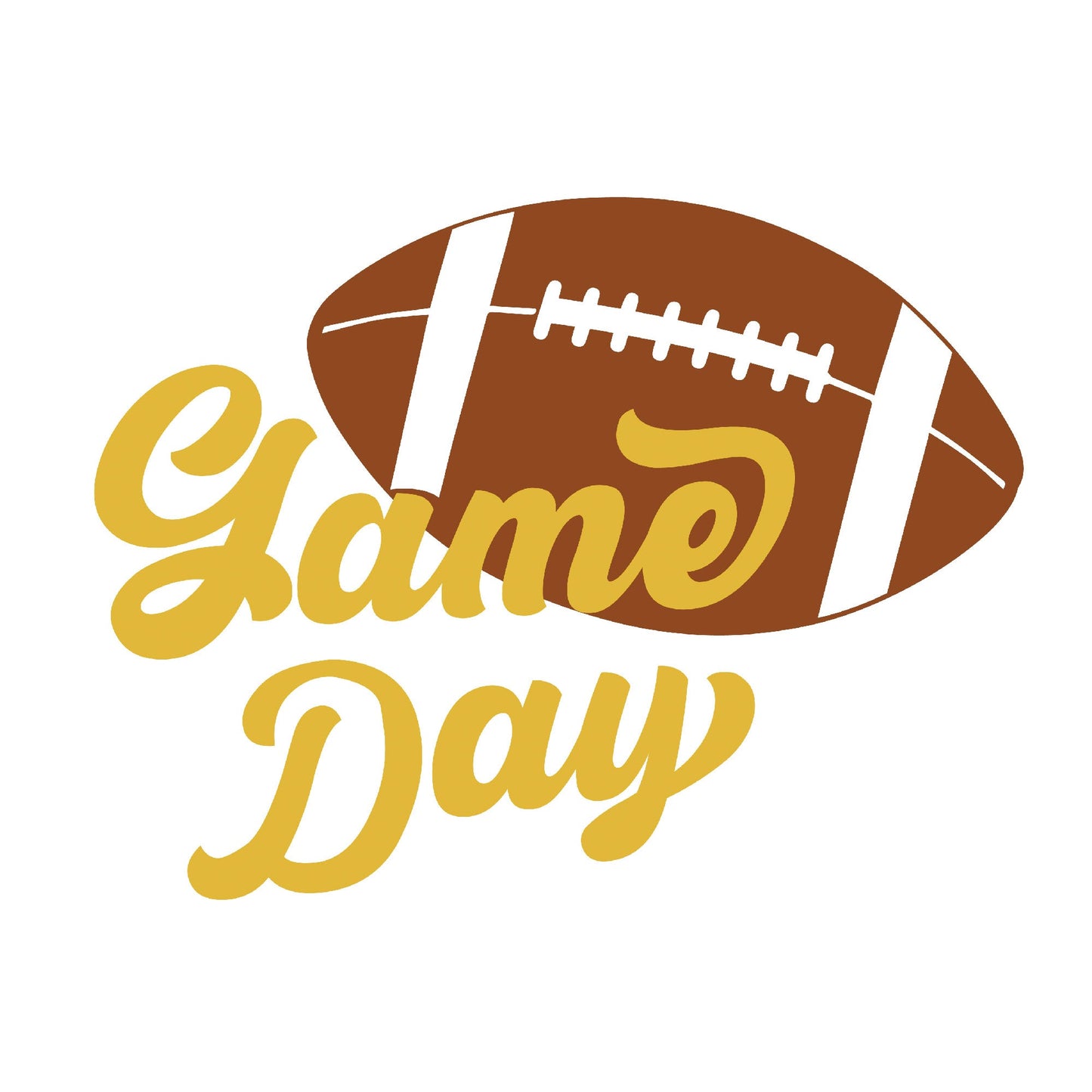Golden Football Game Day Tee