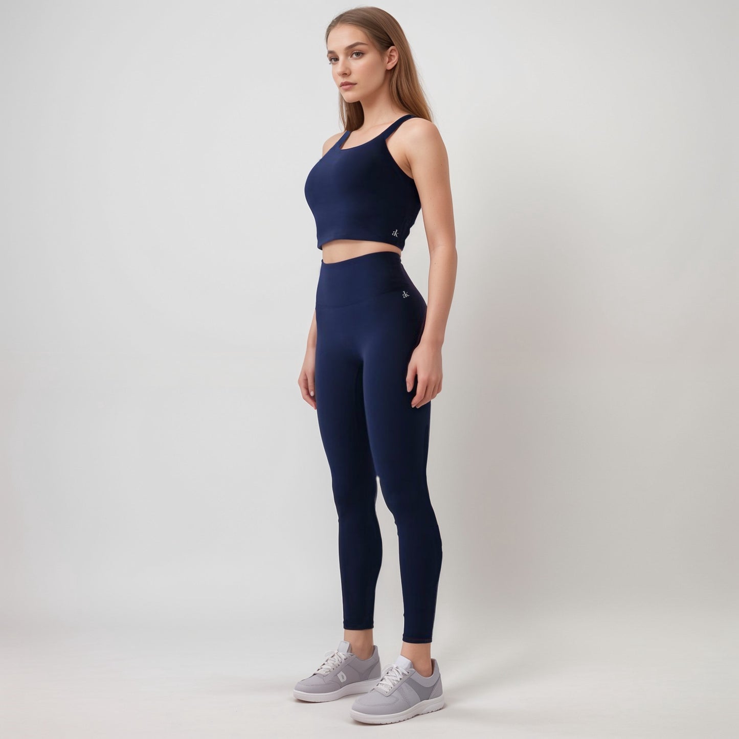 Active Women's High Waist Seamless Leggings with Full-Length Ankle Fit