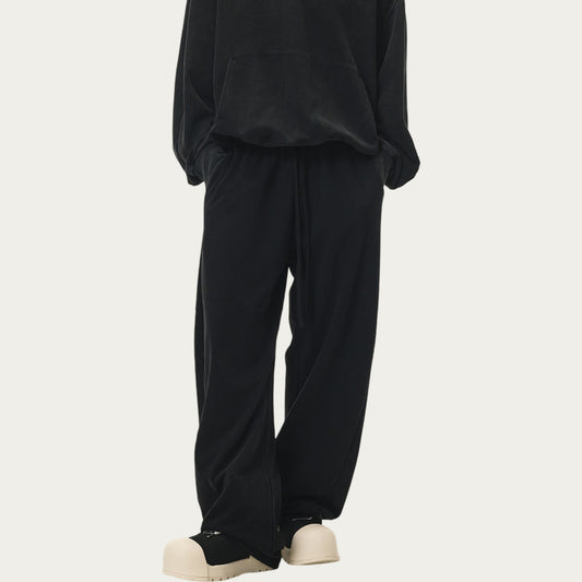 Men's Relaxed Fit Sweatpants with Elastic Waistband and Adjustable Drawstring