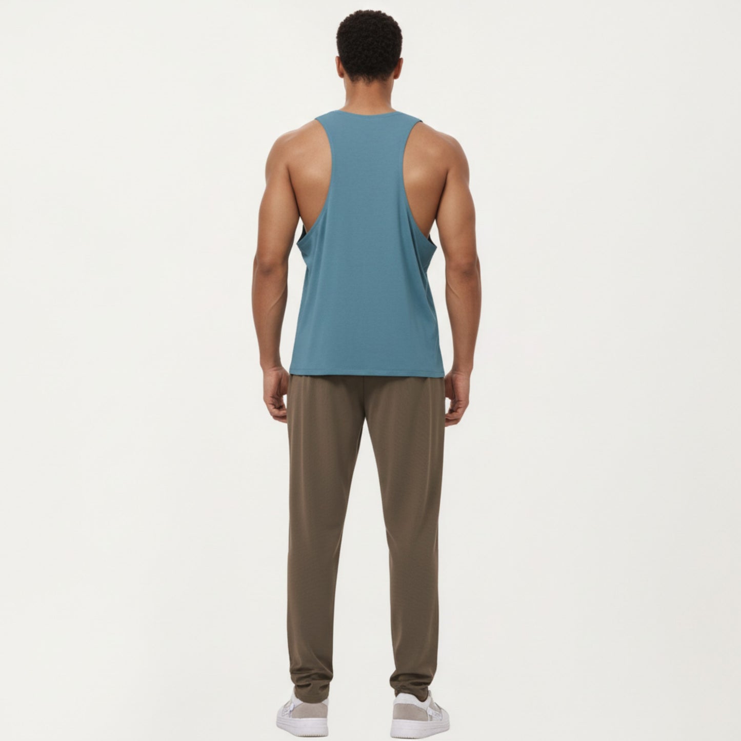 Men's Sleeveless Performance Tank Top with Lightweight Stretch and Athletic Fit
