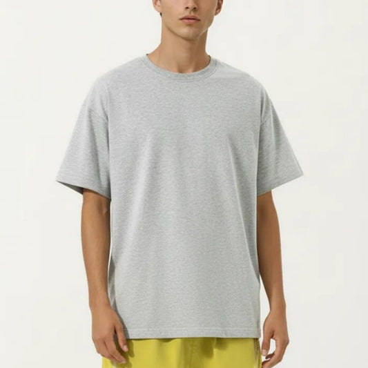 Men's Short Sleeve Basic T-Shirt with Crew Neck Lightweight Fabric and Relaxed Fit Design