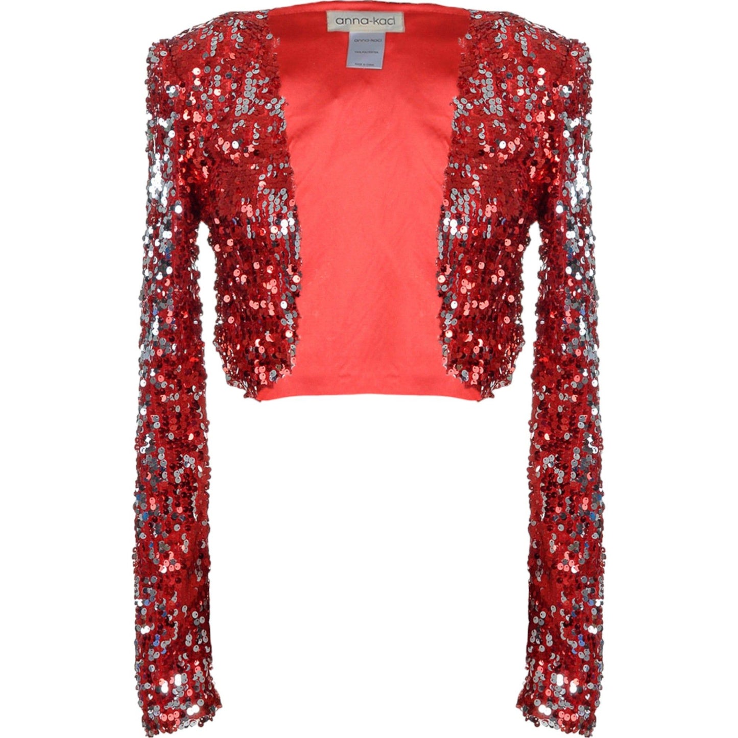 Sequin Bedazzled Long Sleeve Bolero