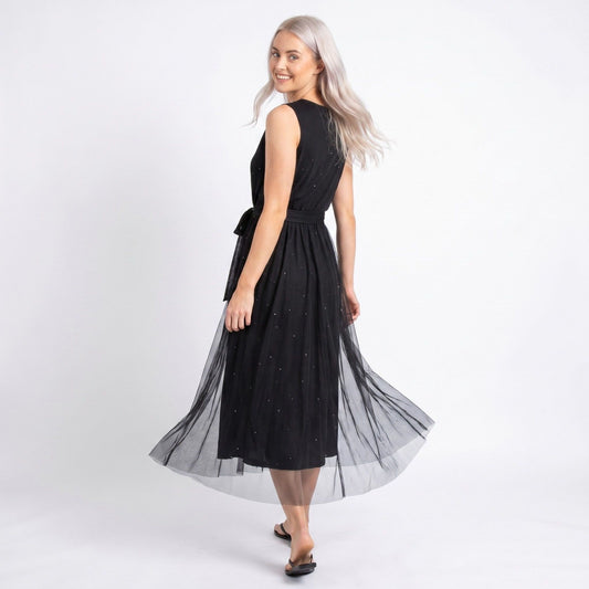 Floral Print Halter Smocked Back Midi Dress