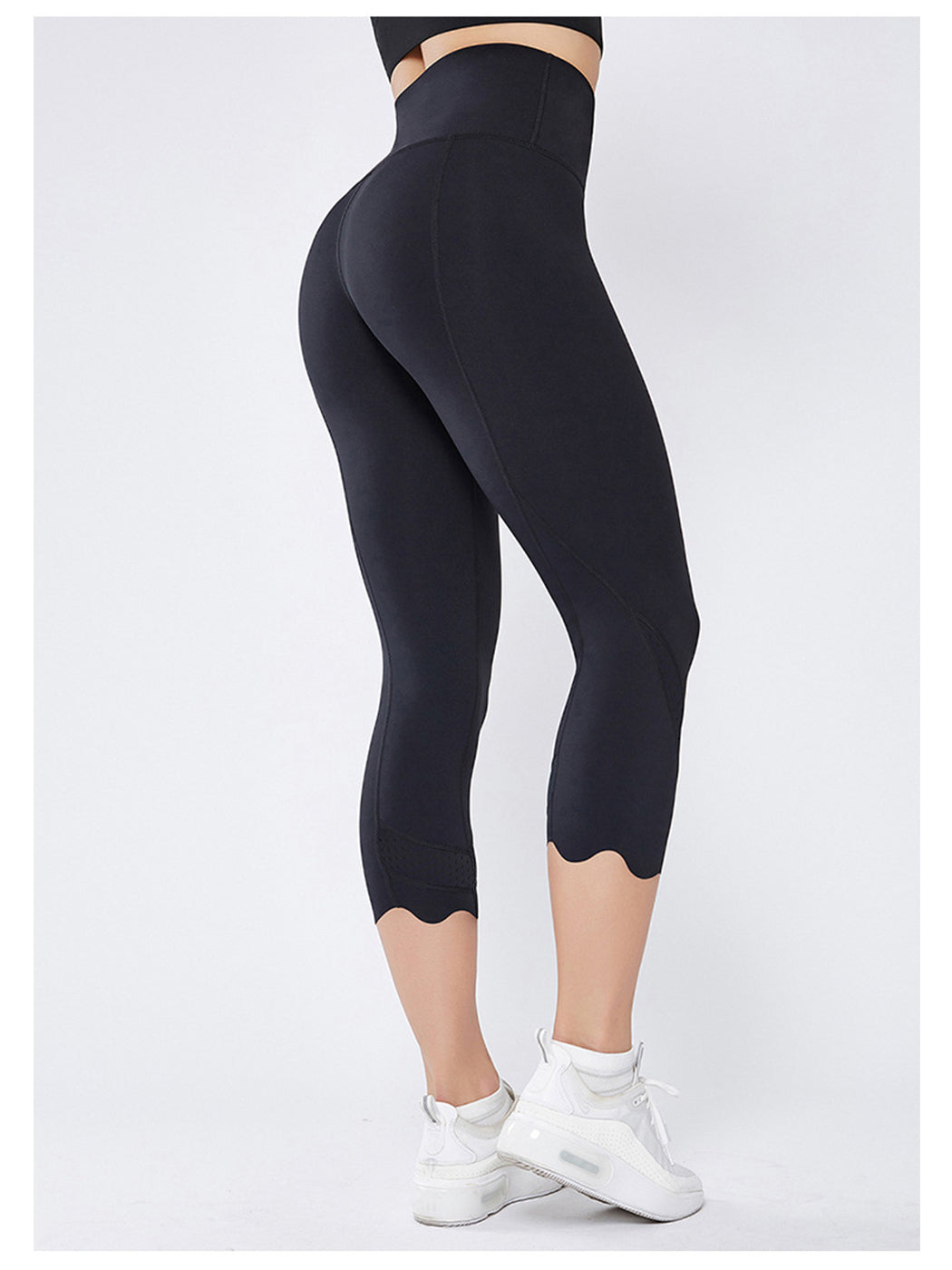 Laser Engineered Scalloped Yoga Pants