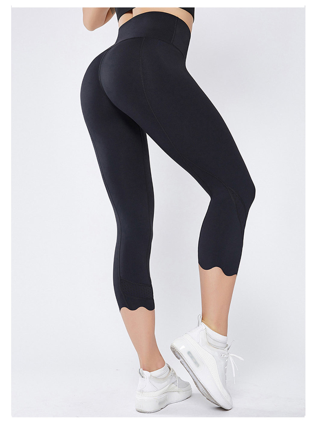 Laser Engineered Scalloped Yoga Pants