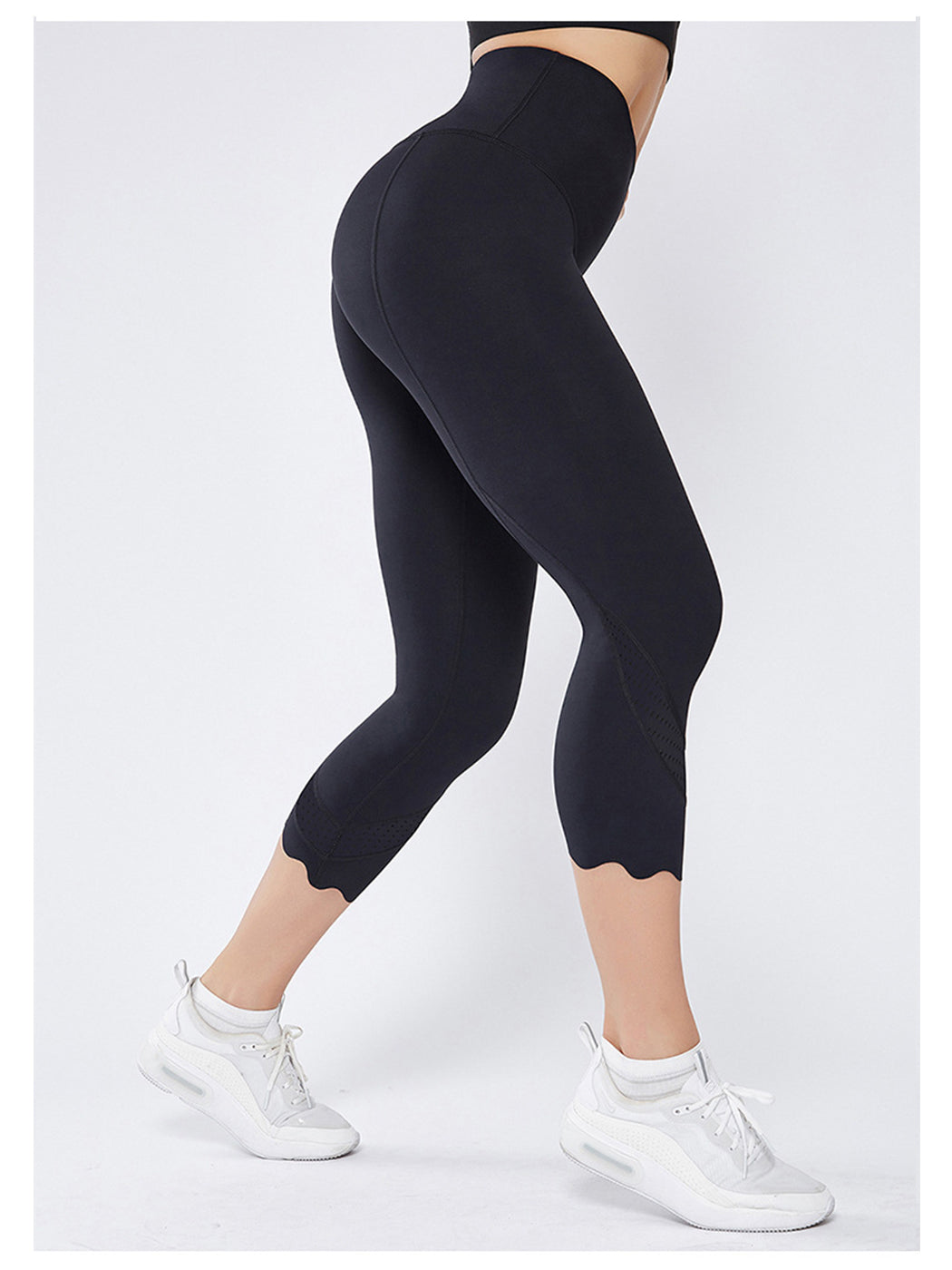 Laser Engineered Scalloped Yoga Pants