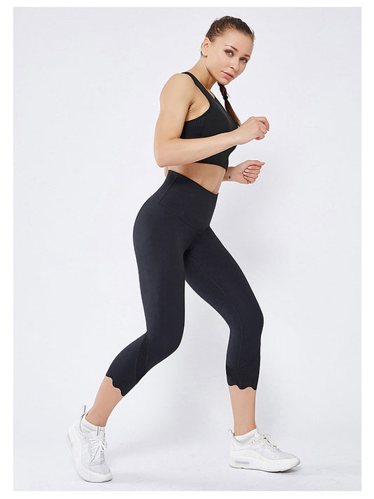 Laser Engineered Scalloped Yoga Pants