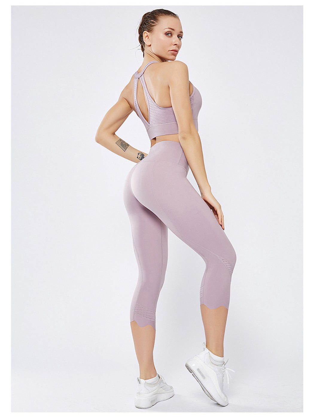 Laser Engineered Scalloped Yoga Pants