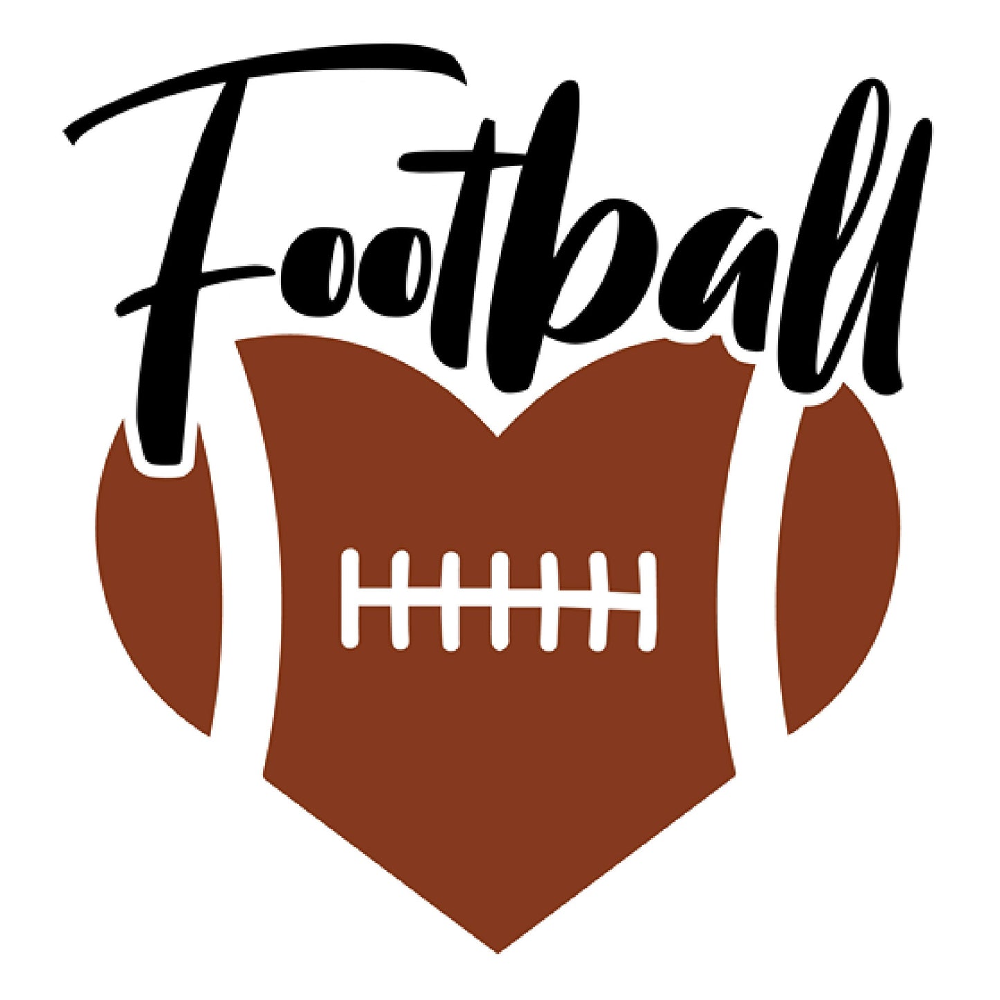 Touchdown Passion: USA Heartbeat Football Tee