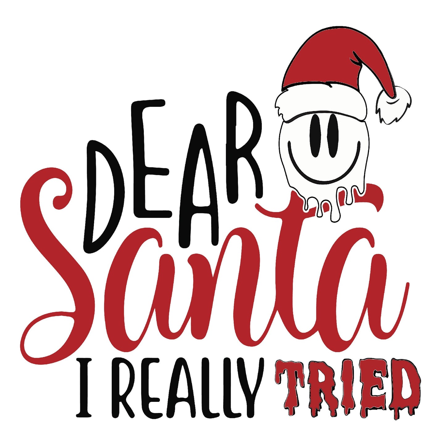 Ink-stitched Sincerity β 'Dear Santa, I Really Tried'