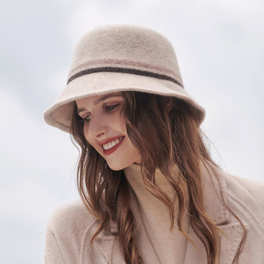 Fuzzy Dual Striped Hat