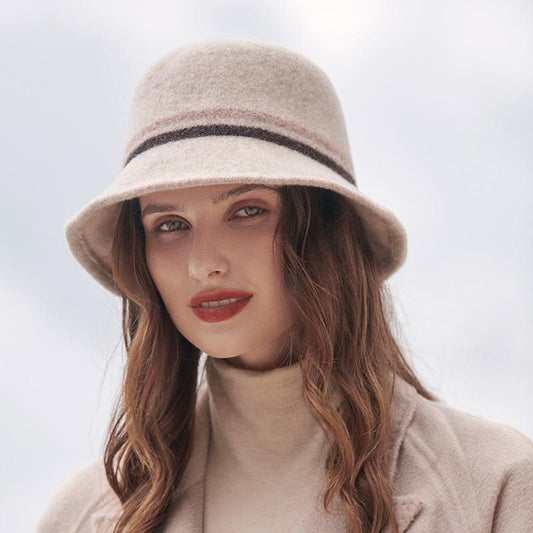 Fuzzy Dual Striped Hat