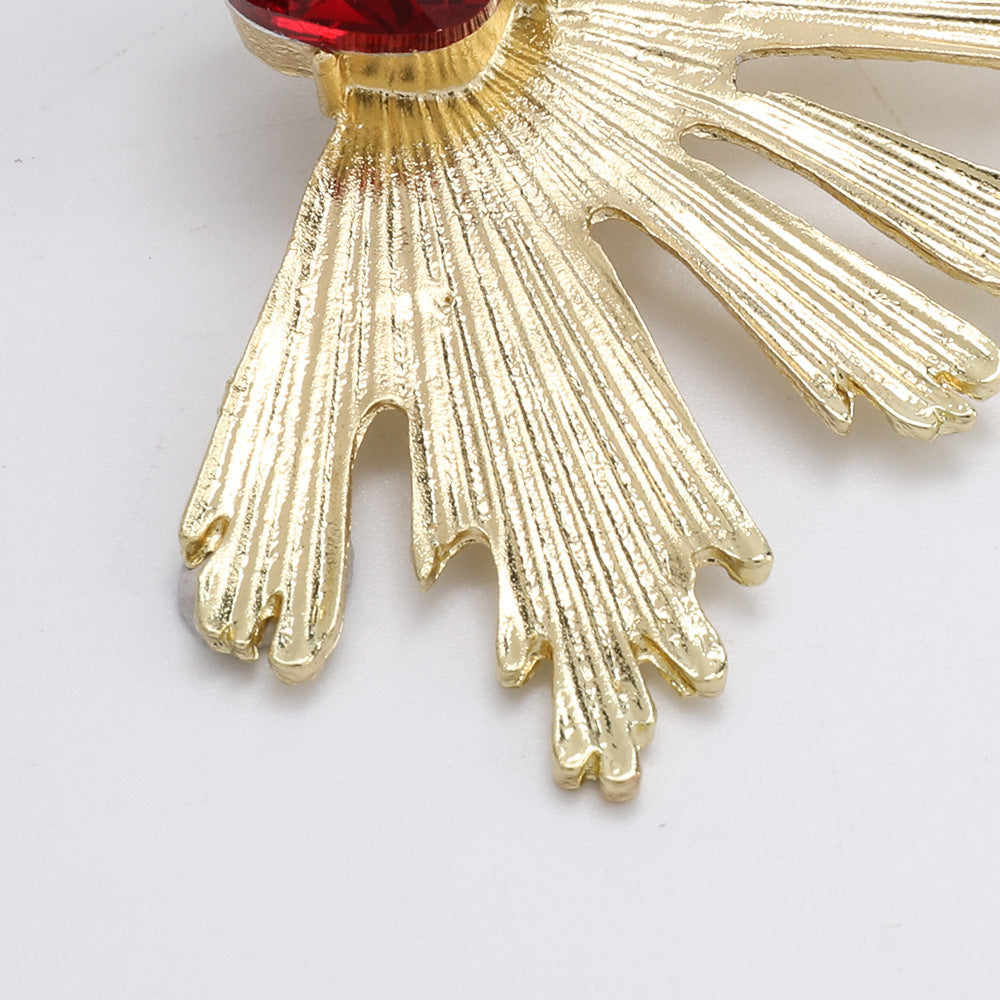 Gold Toned Matching Round Circles Earring Studs