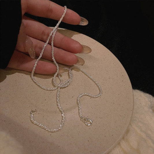 Classic Silver Chained Necklace