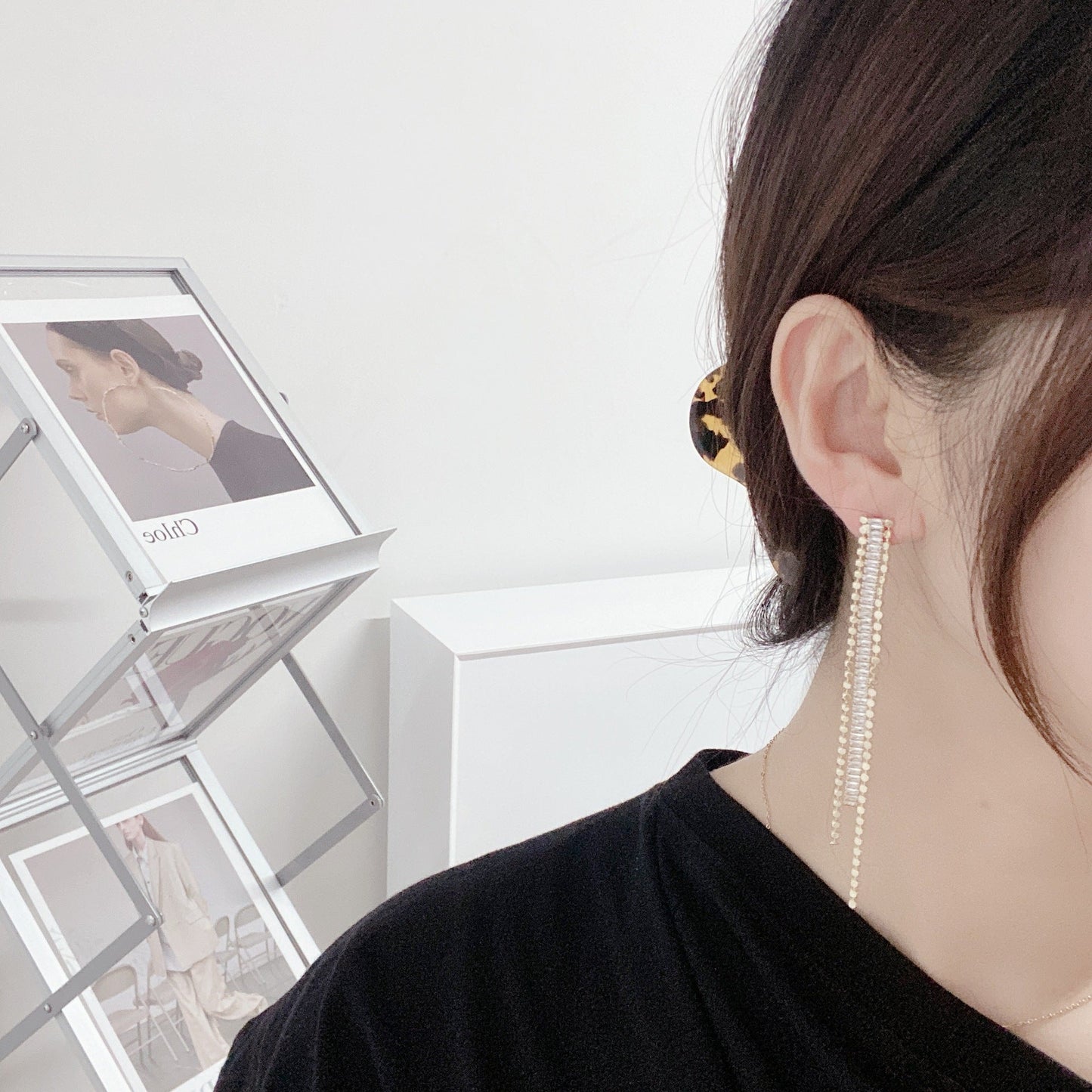 Long Dangle Tassel Earrings