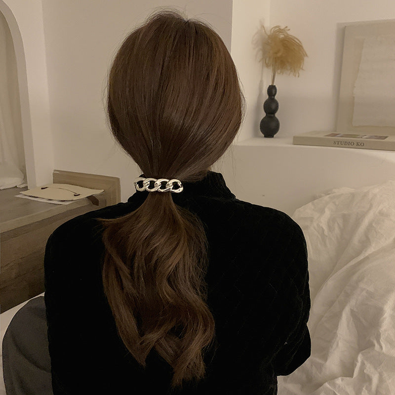 Thick Chain Links Hair Tie