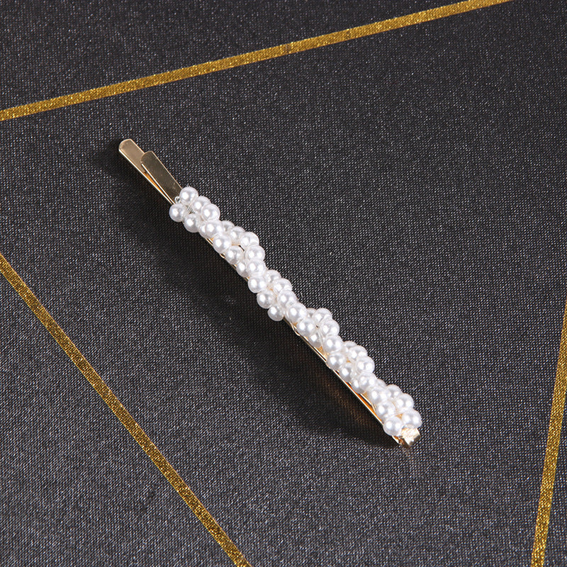 Pearl Embellished Hair Clips