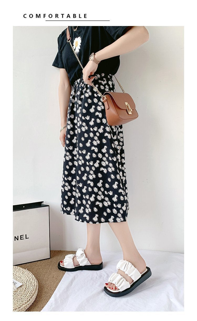 Ruched Platform Sandals