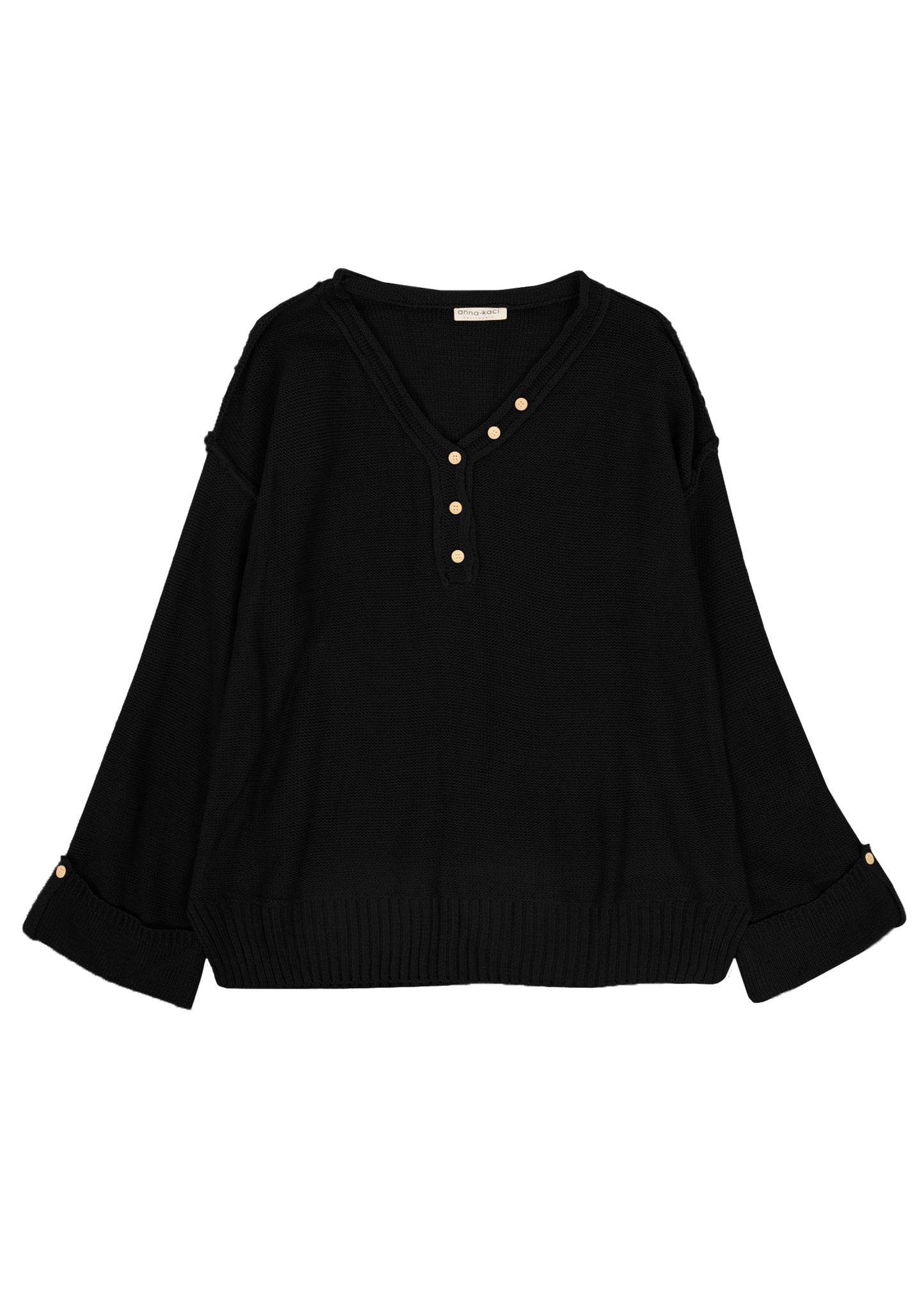 Long Sleeve Folded Cuff Tee