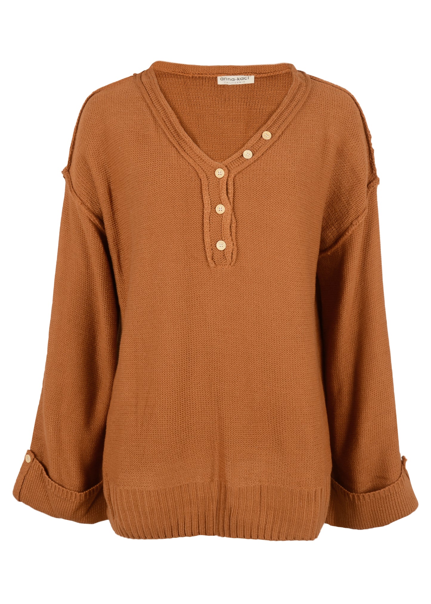 Long Sleeve Folded Cuff Tee