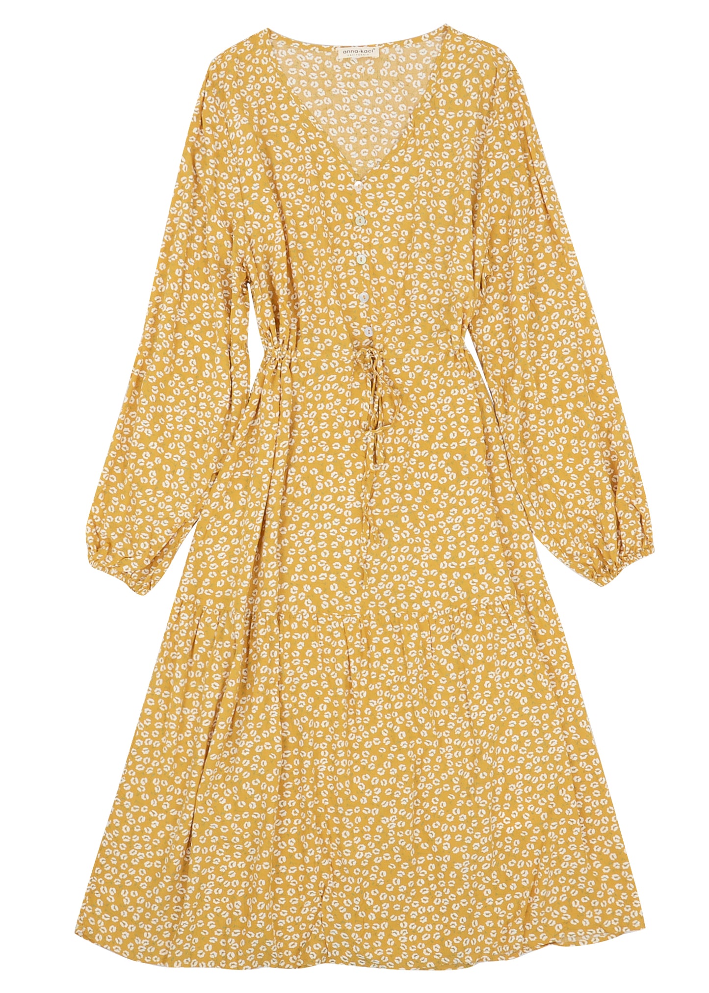Floral Tie Waist Shirt Dress