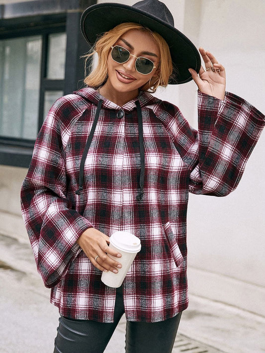 Bell Sleeve Tartan Jacket
