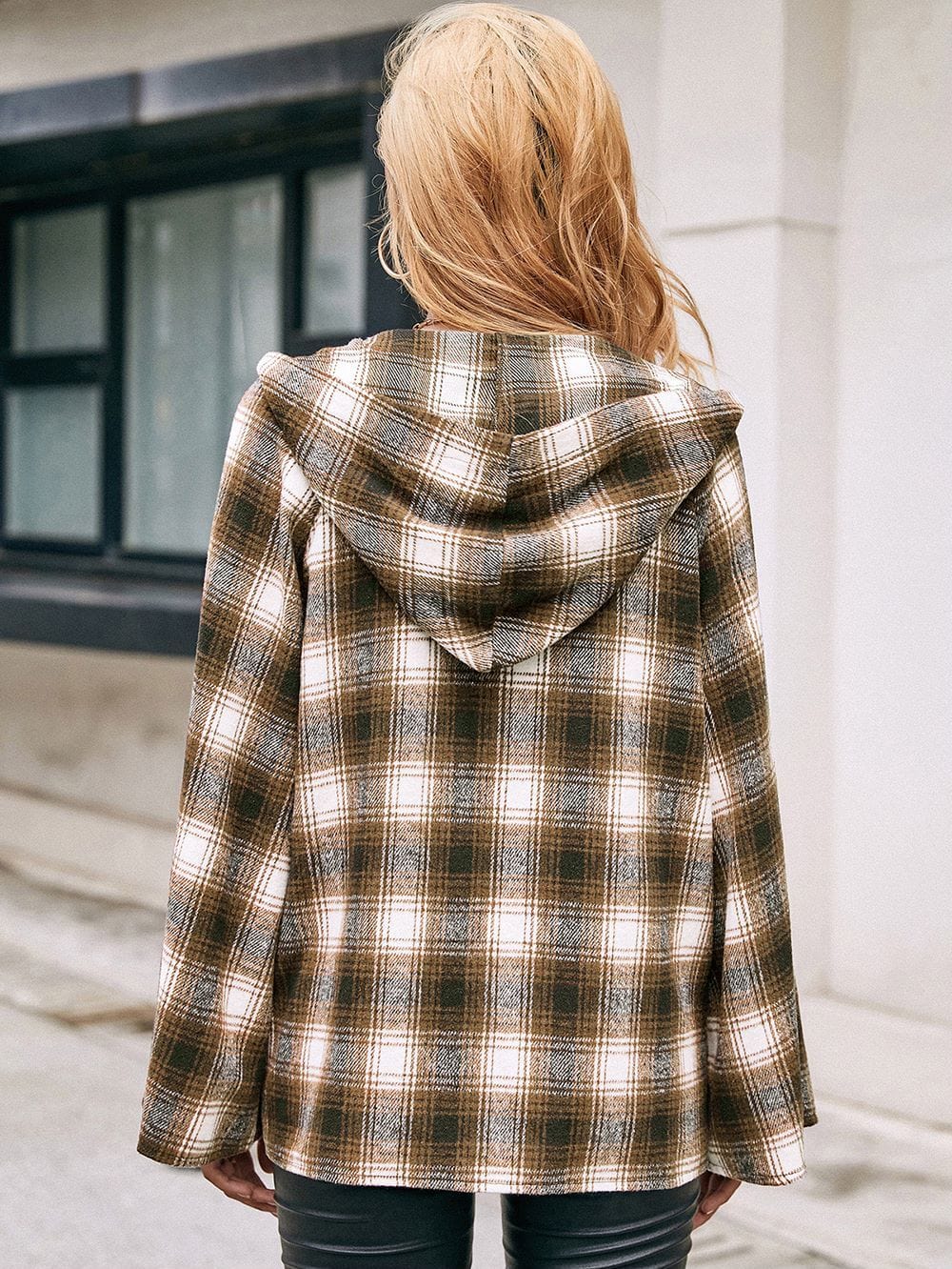 Bell Sleeve Tartan Jacket