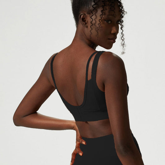 Low Back Sports Bra with Back Clasp