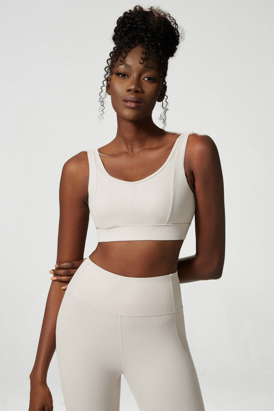 Low Back Sports Bra with Back Clasp