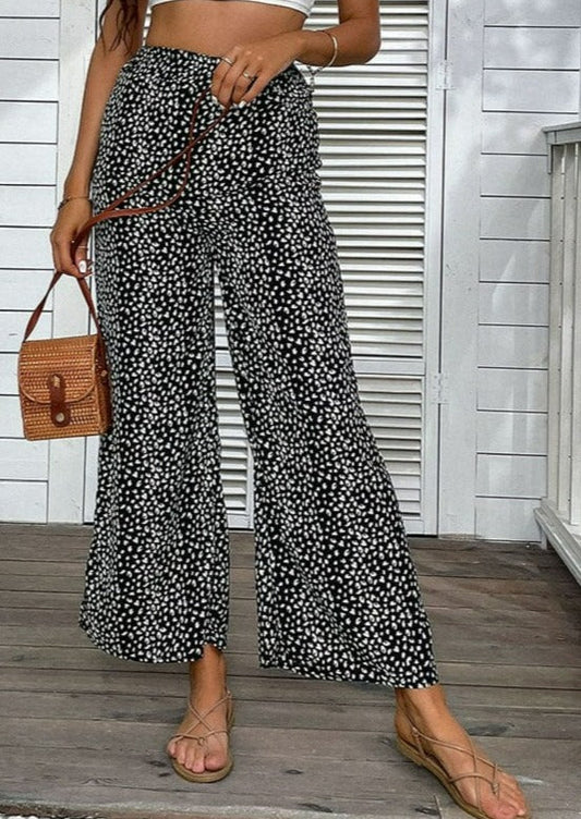 Animal Print Palazzo Pants