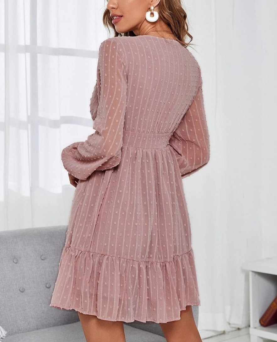 Swiss Dot Patterned Dress