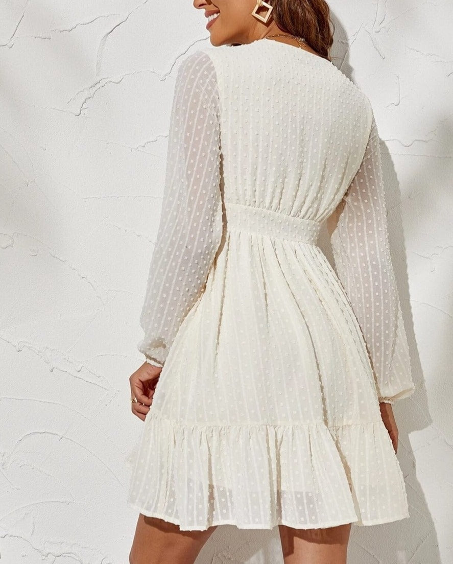 Swiss Dot Patterned Dress