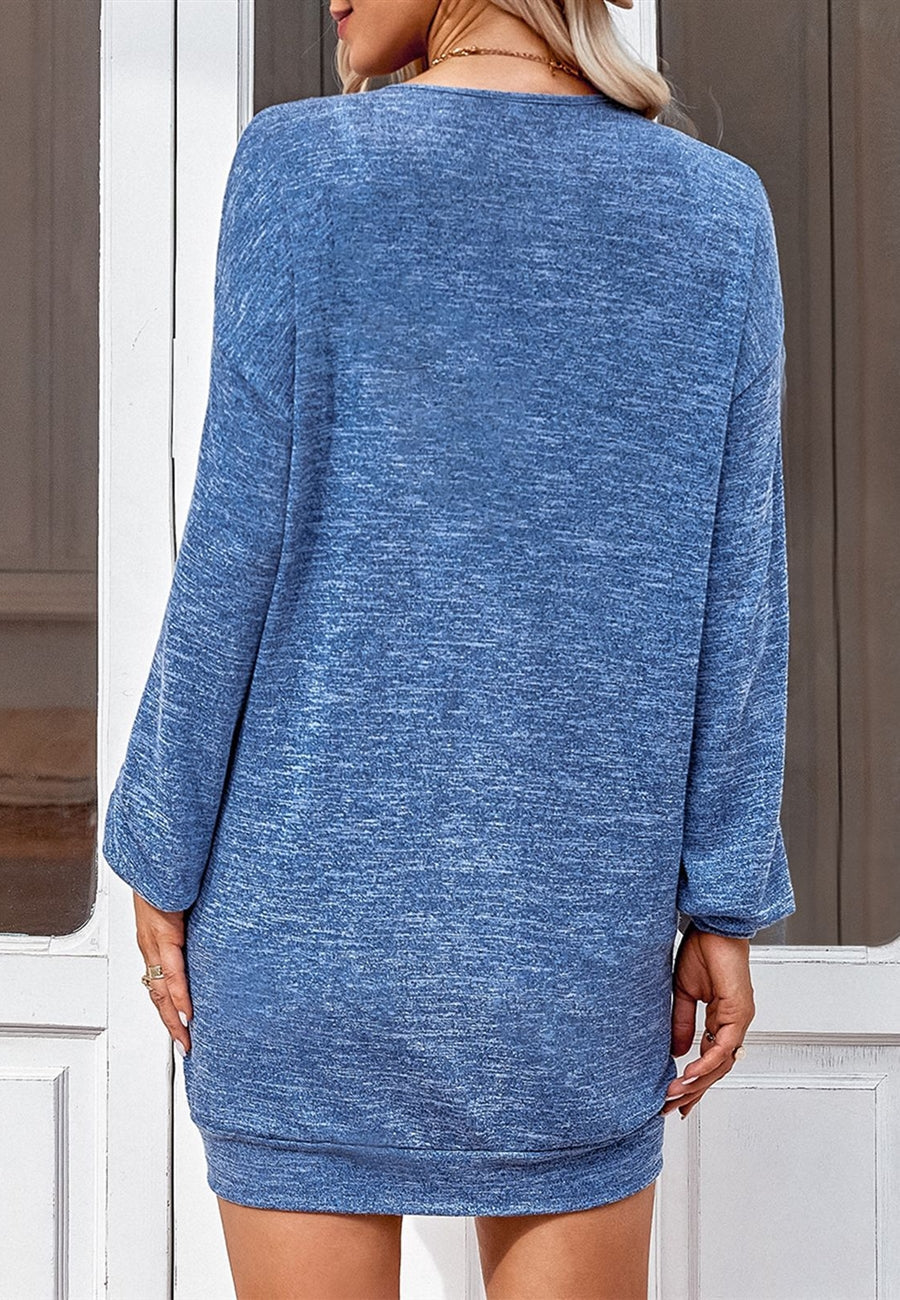Space Dye Knit Long Cardigan