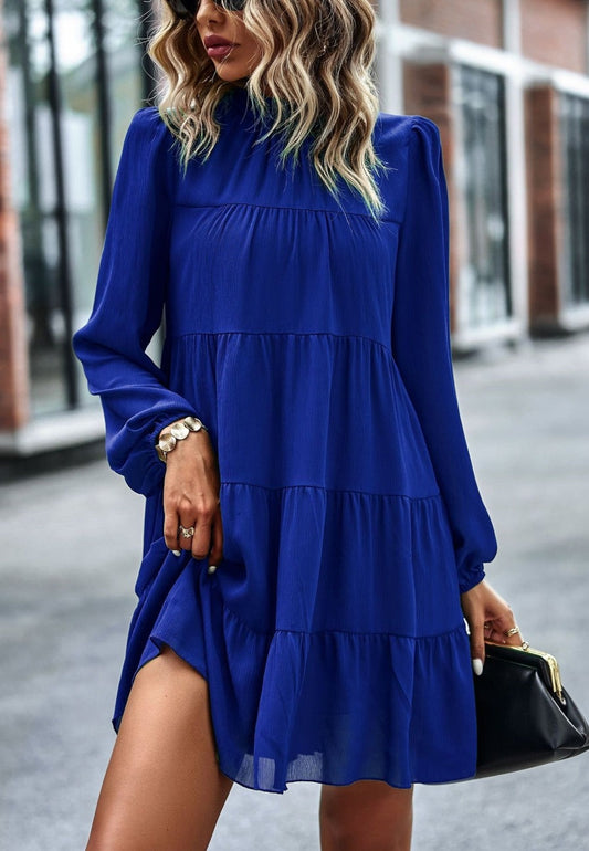 Tie Ribbon Back Shift Dress