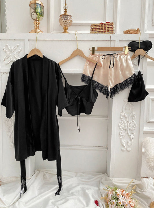 Feminine Tie Top Lounge Set