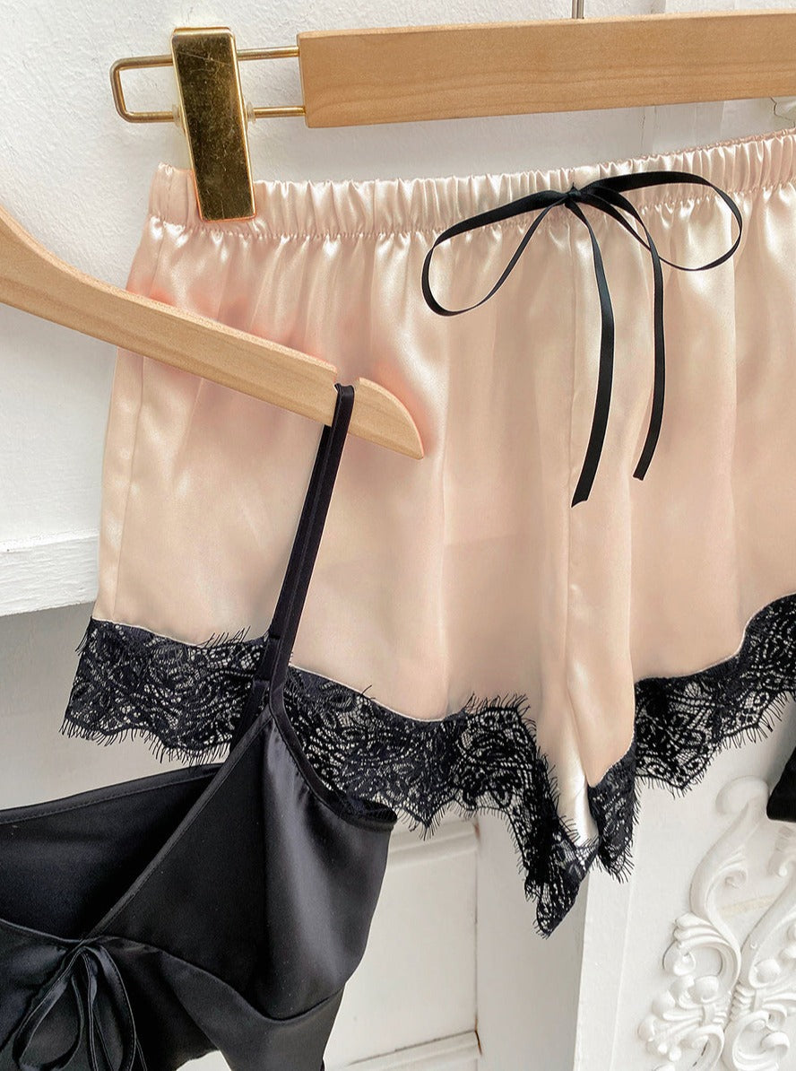 Feminine Tie Top Lounge Set