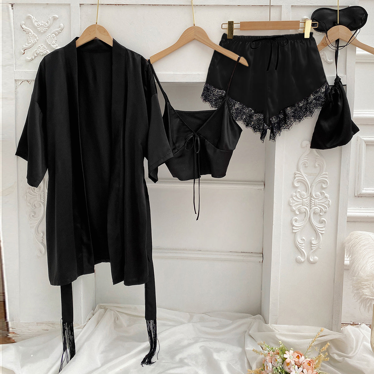 Feminine Tie Top Lounge Set