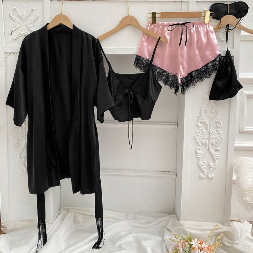 Feminine Tie Top Lounge Set