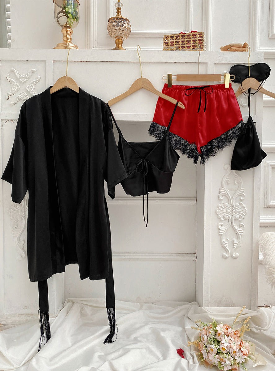 Feminine Tie Top Lounge Set