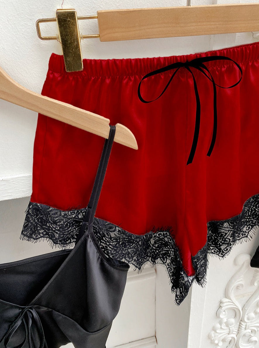 Feminine Tie Top Lounge Set