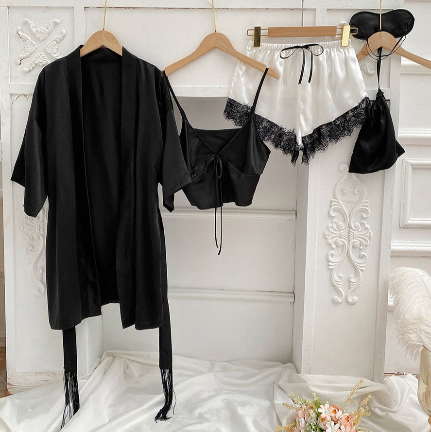 Feminine Tie Top Lounge Set