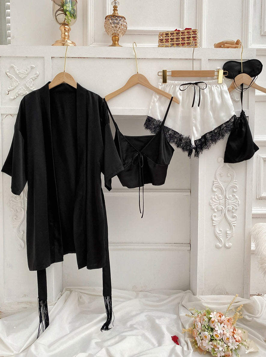 Feminine Tie Top Lounge Set