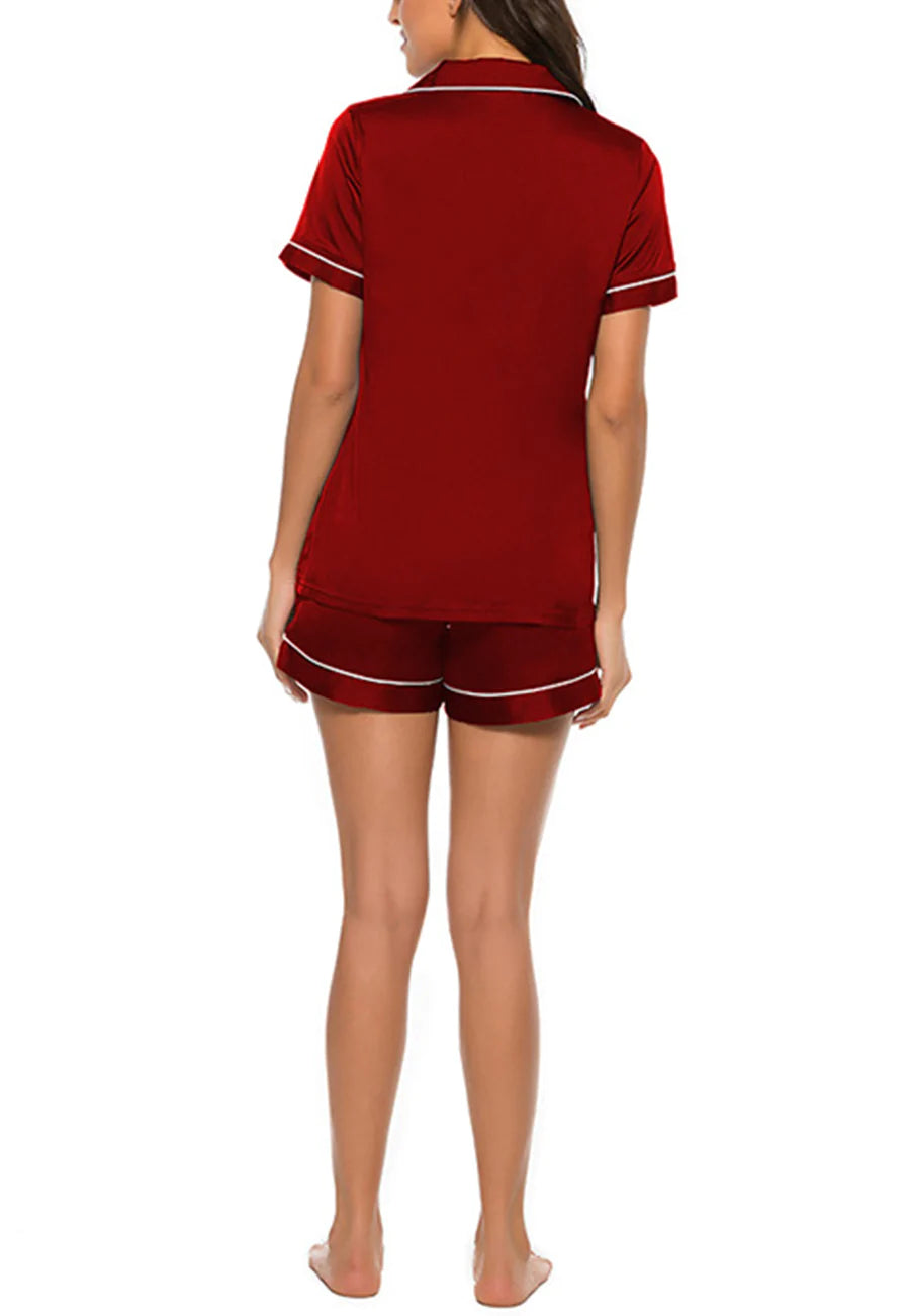 Basic Contrast Piping Lounge Set