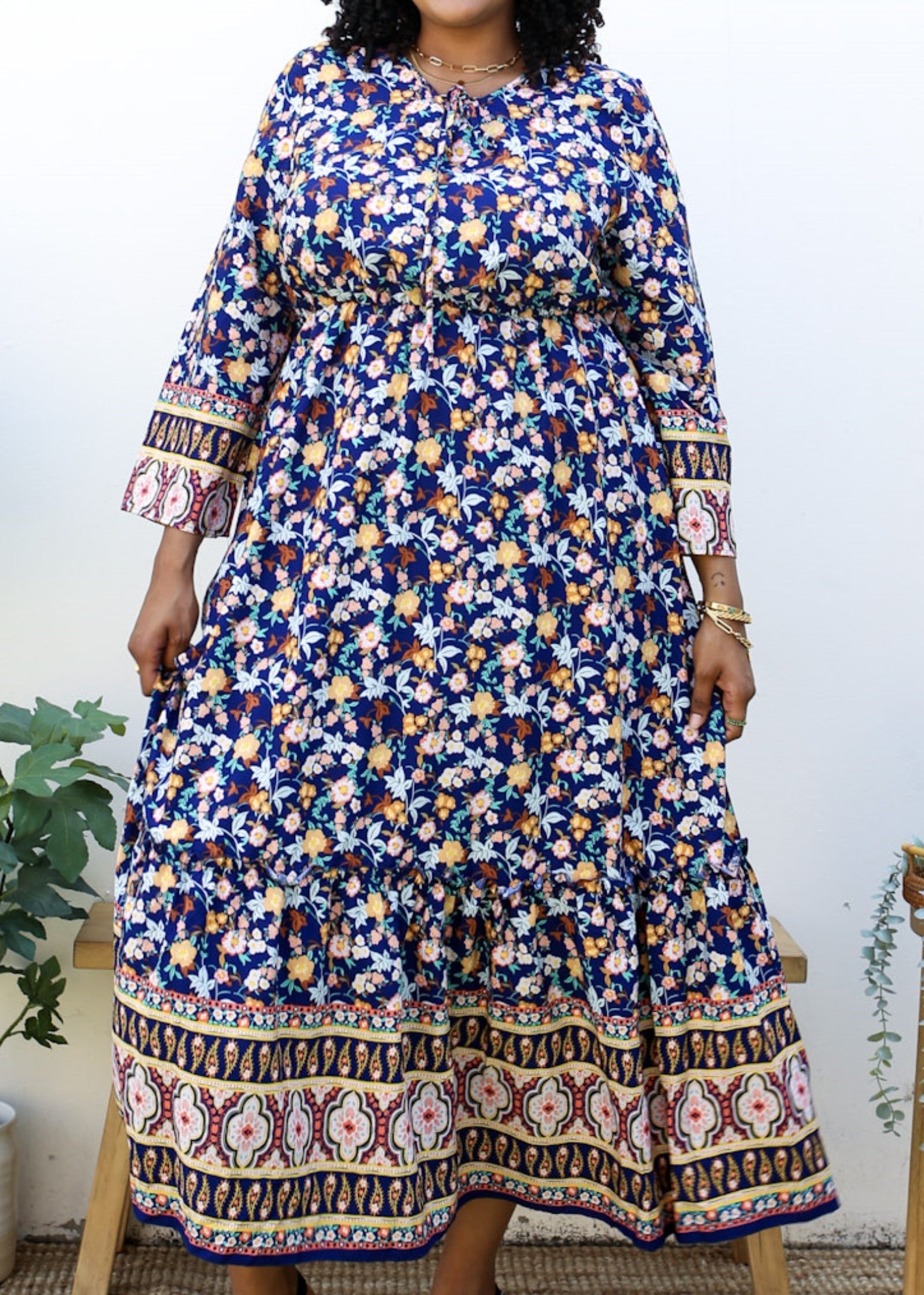 Plus Size Boho Floral Empire Waist Paisley Print Maxi Dress Anna-Kaci Wholesale Plus Size Boho Floral Empire Waist Paisley Print Maxi Dress Anna-Kaci Wholesale