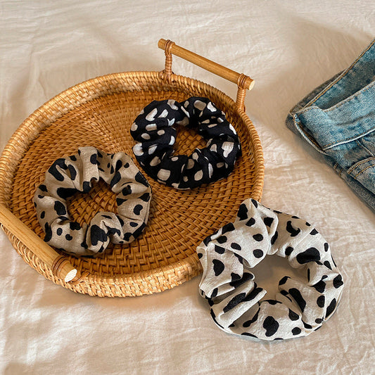 Leopard Print Scrunchy