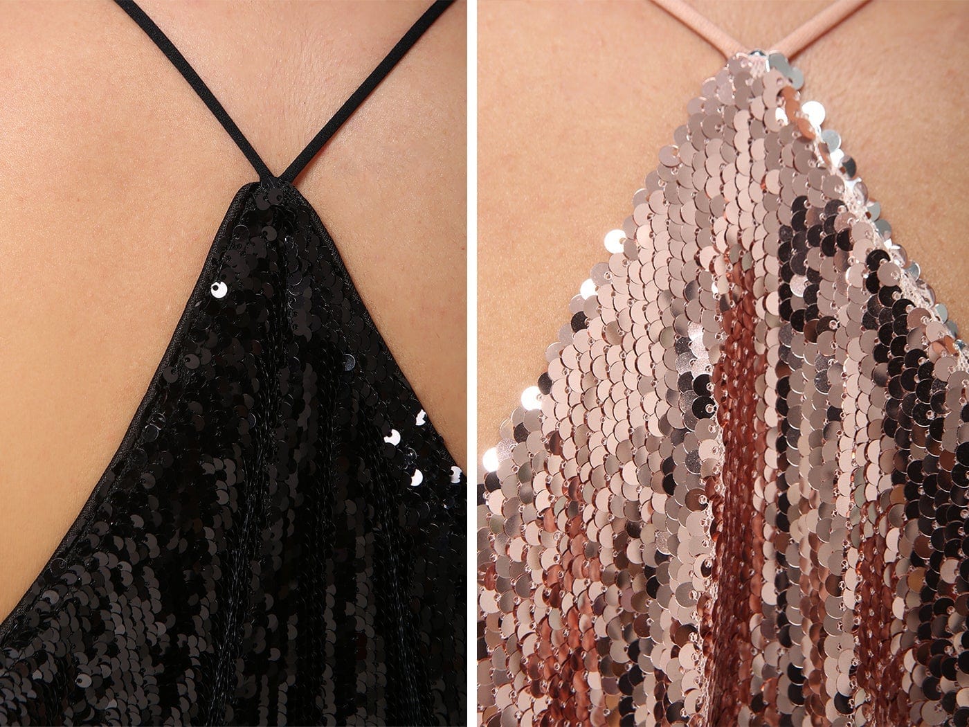 Plus Size Camisole Sequin Tank Top