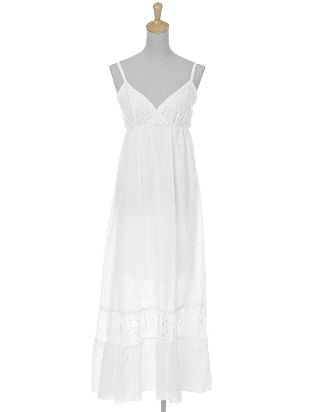 Sweetheart Neckline Lace Maxi Dress