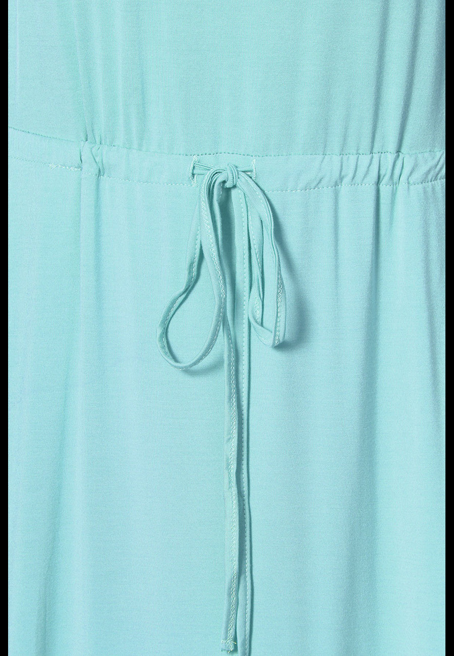 Staple Slip Gown Tied Front Dress With Pockets